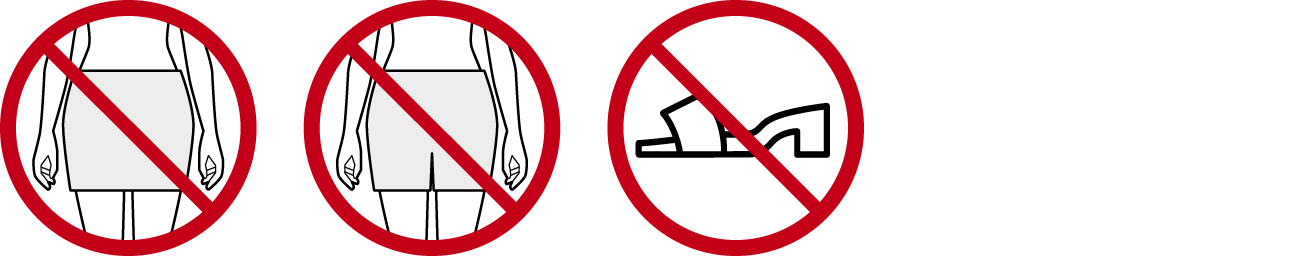 Refrain from wearing short skirts, shorts and sandals.